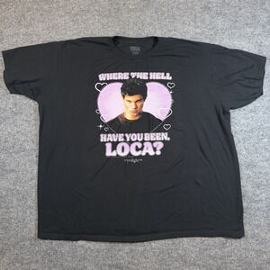 Women's Twilight Saga Jacob Black Loca Vampire Heart Short Sleeve T-Shirt 3XL